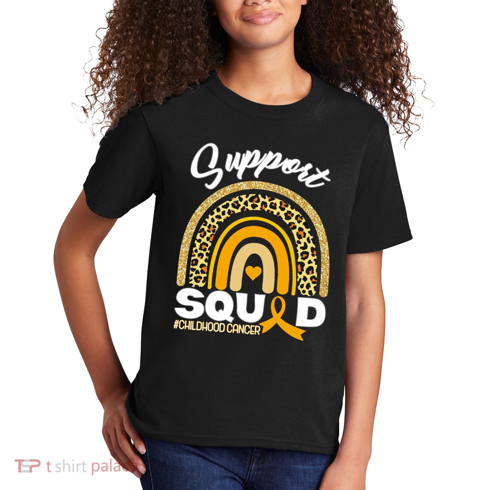 Support Squad Childhood Cancer Kids T-Shirt