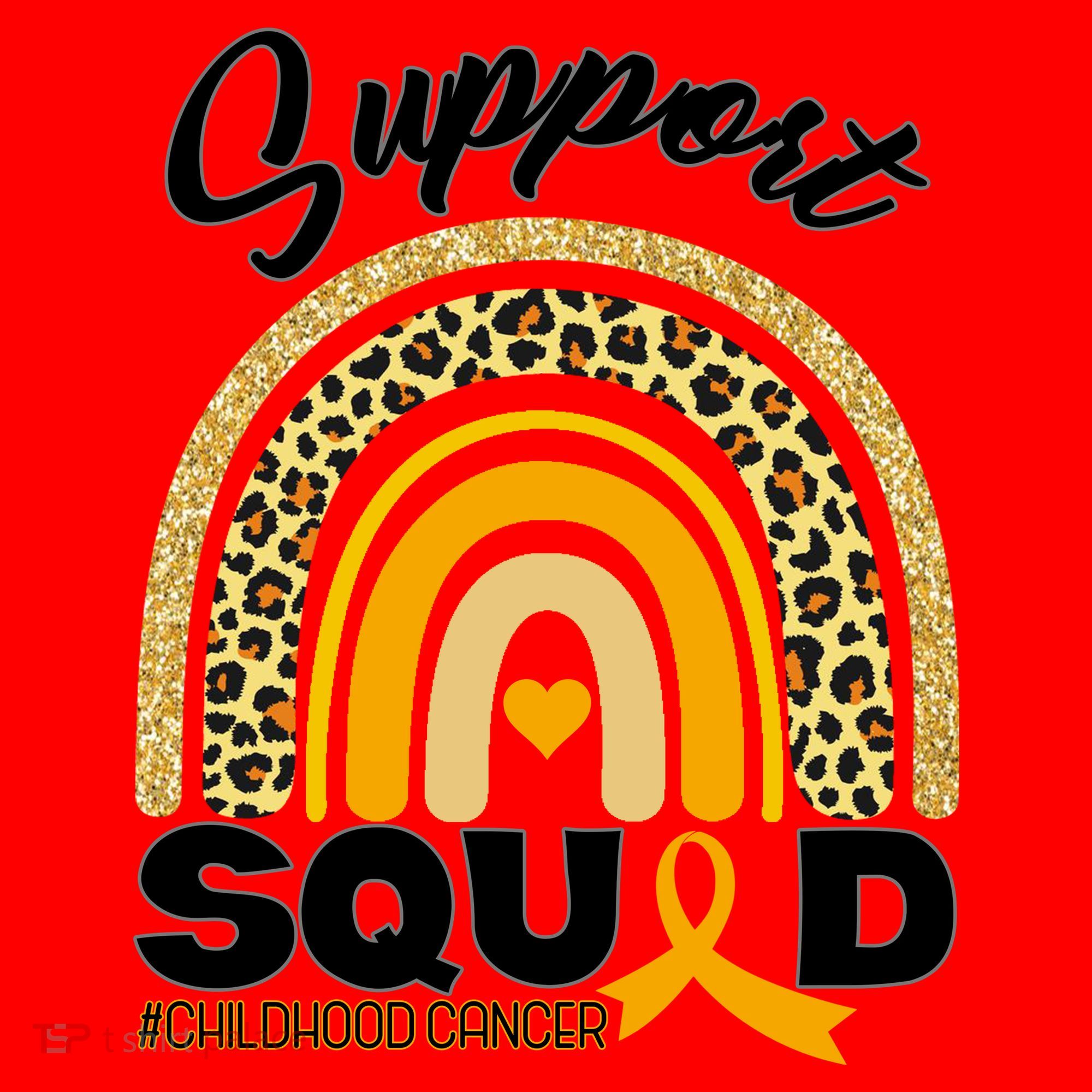 Support Squad Childhood Cancer Santa Hat
