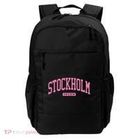 Stockholm Sweden College University Style Backpack thumb 0