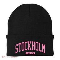 Stockholm Sweden College University Style Beanie thumb 0