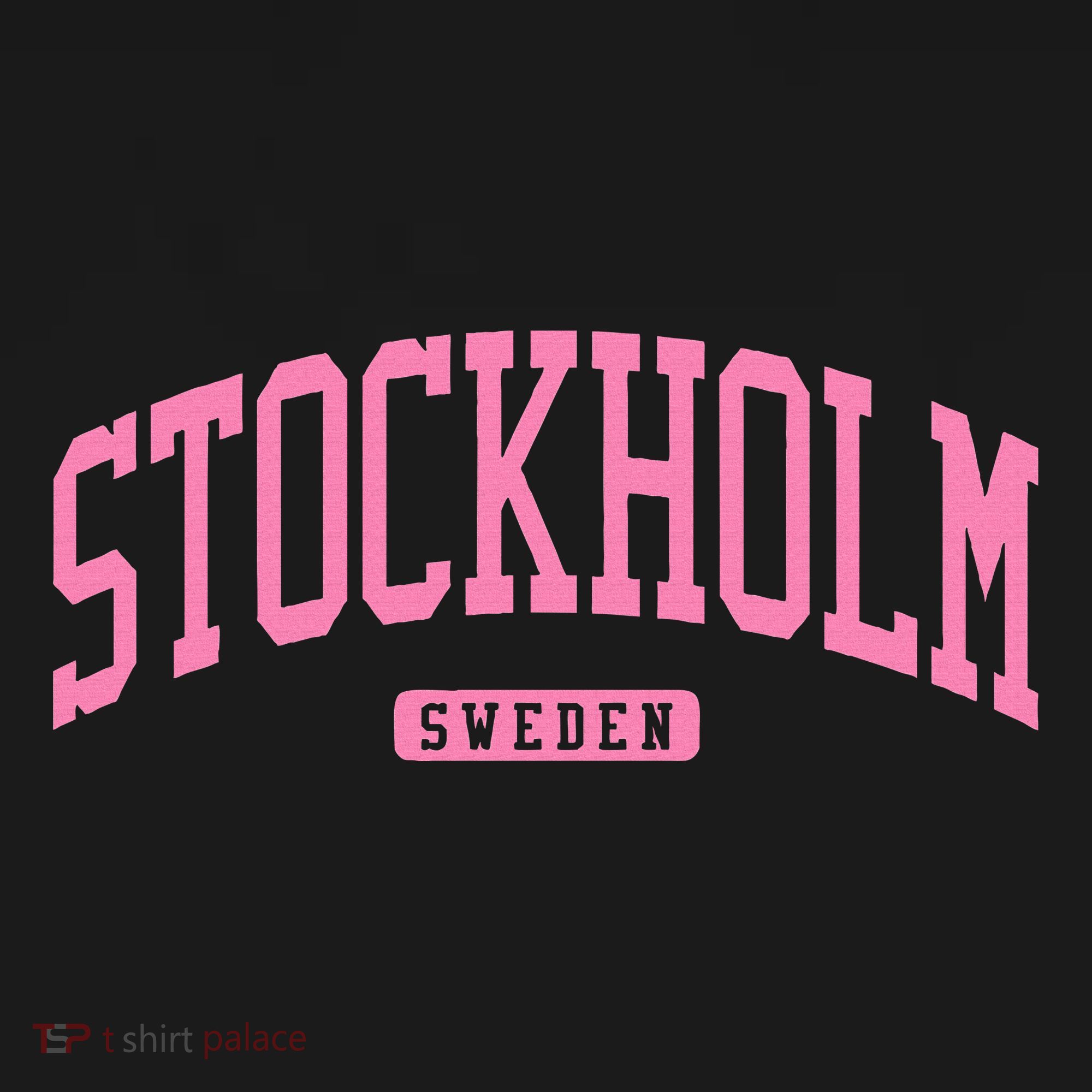 Stockholm Sweden College University Style Women's Hoodie