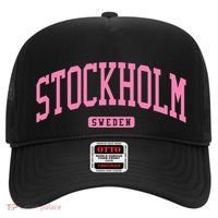 Stockholm Sweden College University Style Hat thumb 0