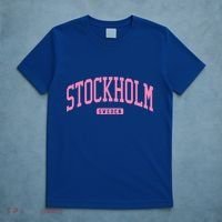 Stockholm Sweden College University Style T-Shirt thumb 5