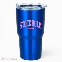 Stockholm Sweden College University Style Tumbler thumb 0