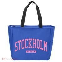 Stockholm Sweden College University Style Tote Bag thumb 0