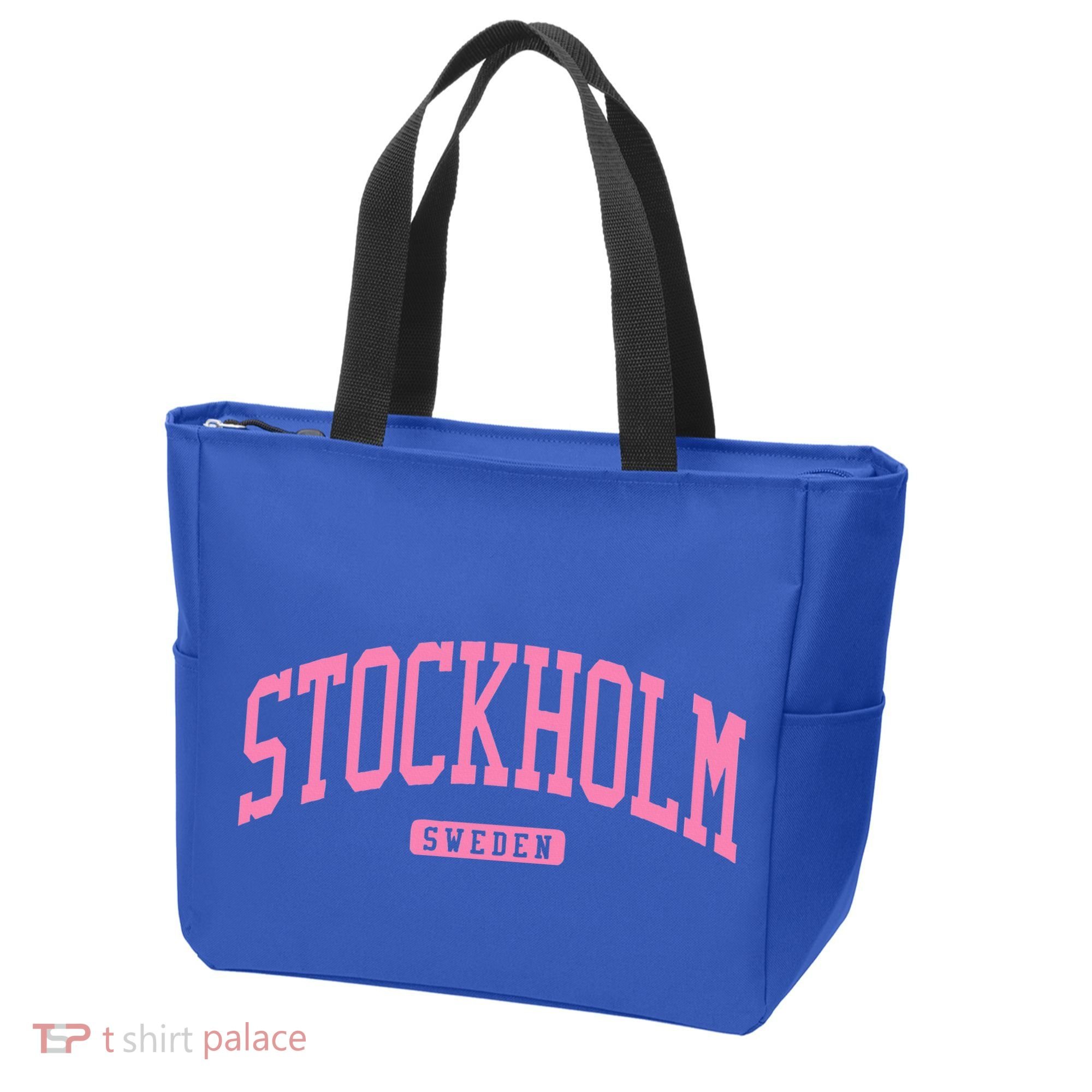 Stockholm Sweden College University Style Tote Bag