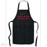 Santa Skips Cleveland Apron thumb 0