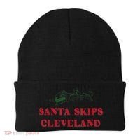 Santa Skips Cleveland Beanie thumb 0