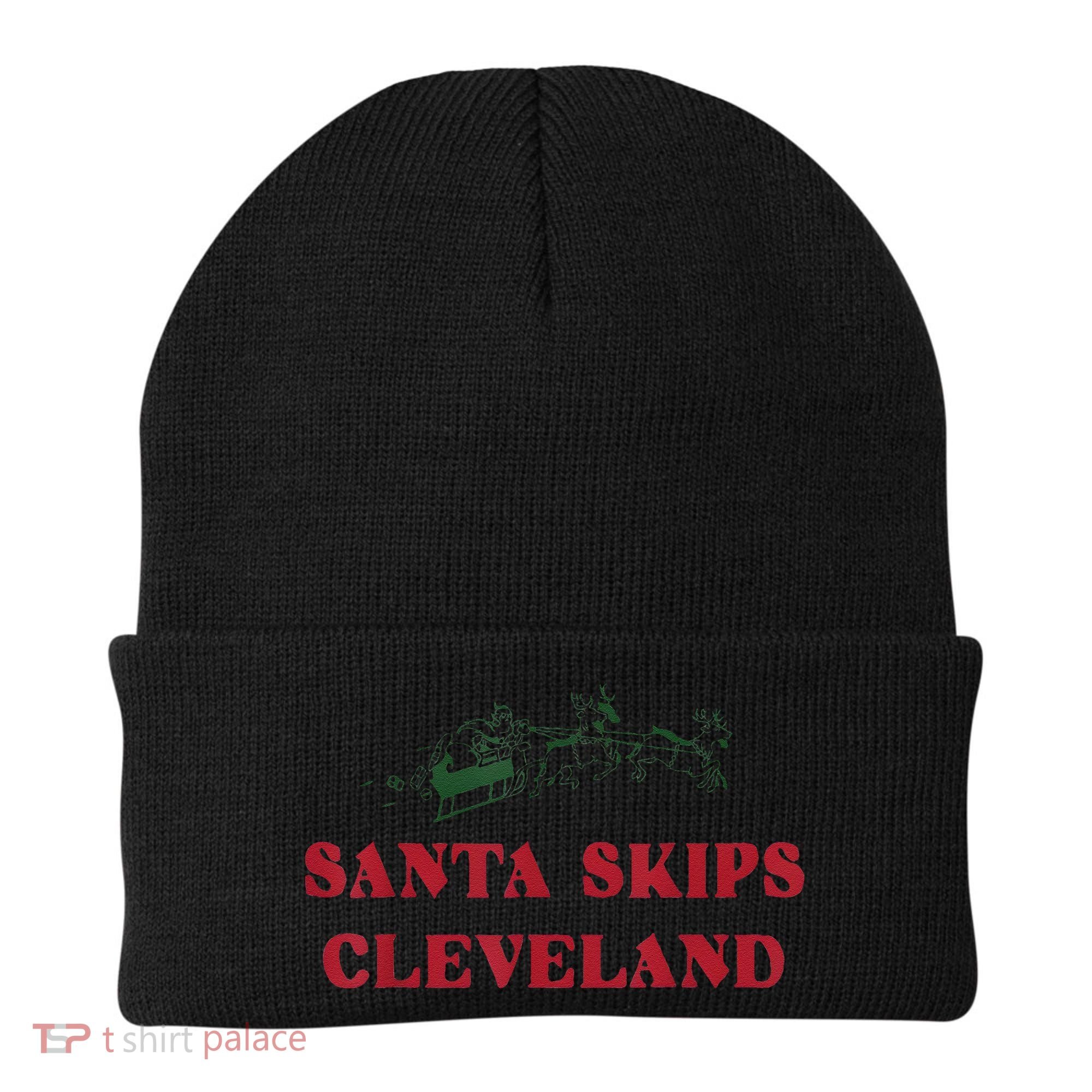 Santa Skips Cleveland Beanie
