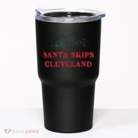 Santa Skips Cleveland Tumbler thumb 0
