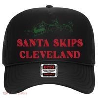 Santa Skips Cleveland Hat thumb 0