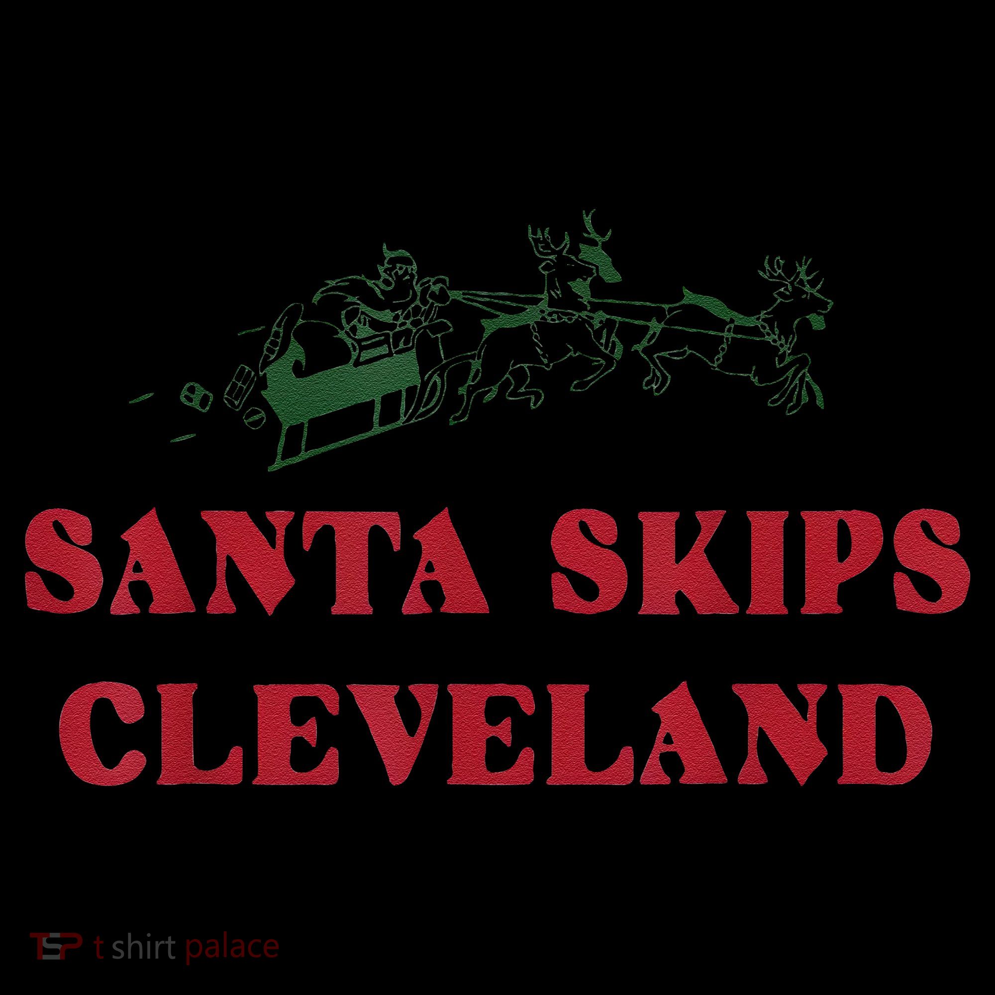 Santa Skips Cleveland Toddler T-Shirt