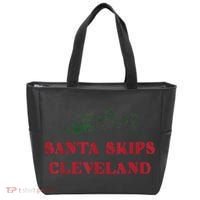 Santa Skips Cleveland Tote Bag thumb 0