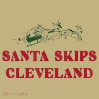 Santa Skips Cleveland Mousepad thumb 1
