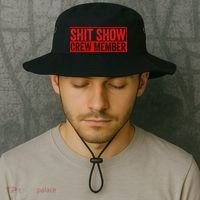 Shit Show Captain Funny Shitshow Hilarious Sarcastic Bucket Hat thumb 2