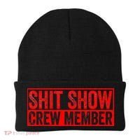 Shit Show Captain Funny Shitshow Hilarious Sarcastic Beanie thumb 0