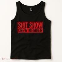 Shit Show Captain Funny Shitshow Hilarious Sarcastic Tank Top thumb 2