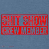 Shit Show Captain Funny Shitshow Hilarious Sarcastic Comfort Colors Garment-Dyed Hooded Sweatshirt thumb 2