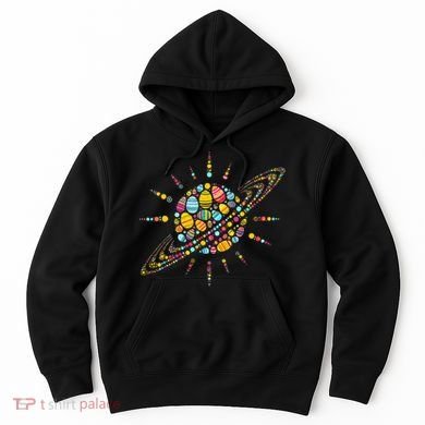 Solar System Colorful Easter Egg Hoodie