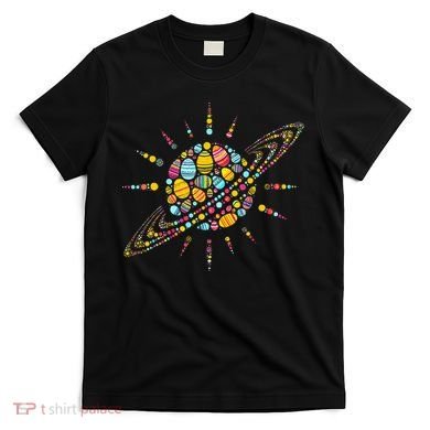 Solar System Colorful Easter Egg T-Shirt