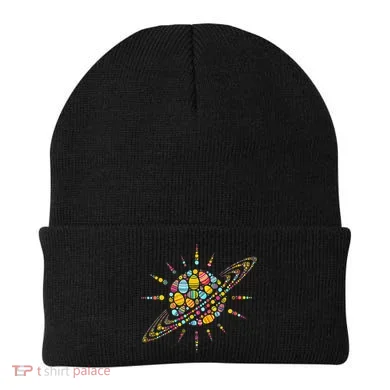 Solar System Colorful Easter Egg Beanie