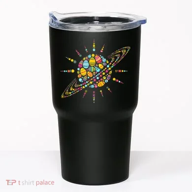 Solar System Colorful Easter Egg Tumbler