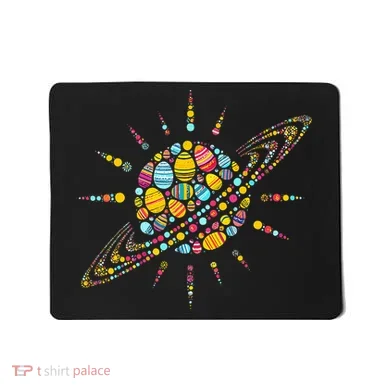 Solar System Colorful Easter Egg Mousepad