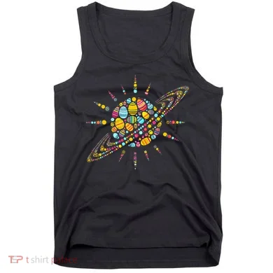Solar System Colorful Easter Egg Tank Top