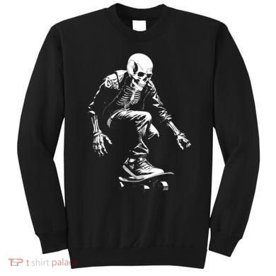 Skeleton Skateboarder Cool Sweatshirt