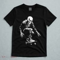 Skeleton Skateboarder Cool T-Shirt thumb 5