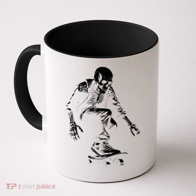 Skeleton Skateboarder Cool Coffee Mug