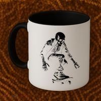 Skeleton Skateboarder Cool Coffee Mug thumb 2