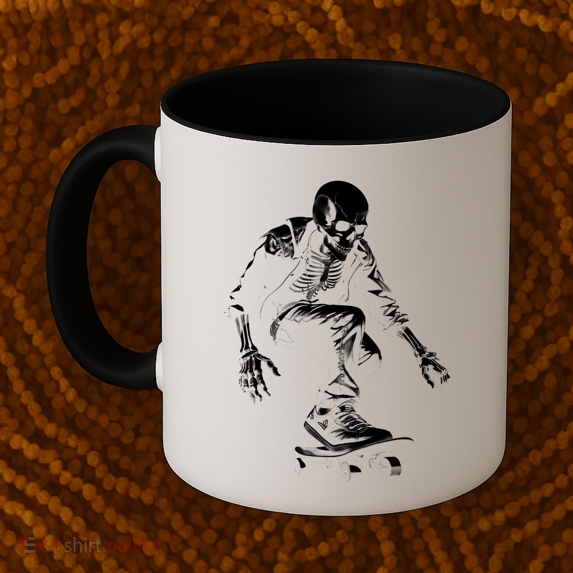 Skeleton Skateboarder Cool Coffee Mug