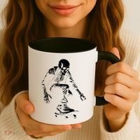 Skeleton Skateboarder Cool Coffee Mug thumb 3