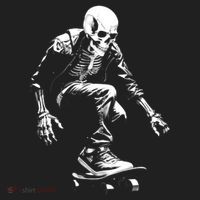Skeleton Skateboarder Cool Tumbler thumb 3