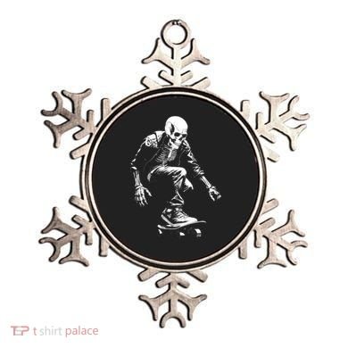 Skeleton Skateboarder Cool Ornament