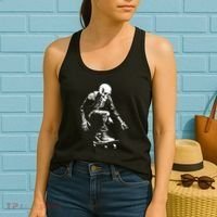 Skeleton Skateboarder Cool Women's Tank Top thumb 2