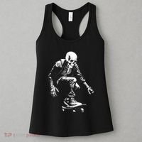 Skeleton Skateboarder Cool Women's Tank Top thumb 3