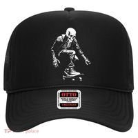 Skeleton Skateboarder Cool Hat thumb 0