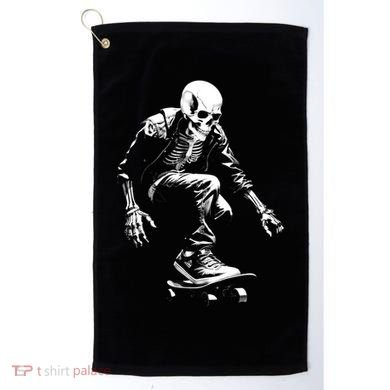Skeleton Skateboarder Cool Golf Towel