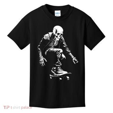 Skeleton Skateboarder Cool Kids T-Shirt