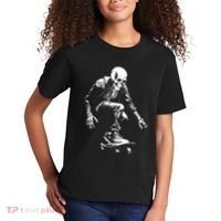 Skeleton Skateboarder Cool Kids T-Shirt thumb 2