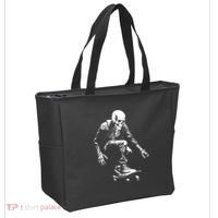 Skeleton Skateboarder Cool Tote Bag thumb 2
