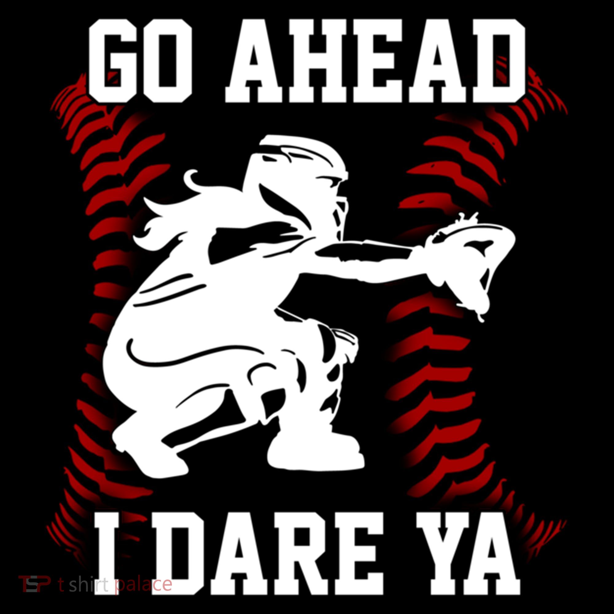 S Softball Catcher Funny N I Dare Ya Gift Coffee Mug