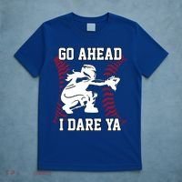 S Softball Catcher Funny N I Dare Ya Gift T-Shirt thumb 5