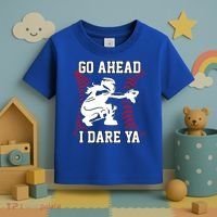 S Softball Catcher Funny N I Dare Ya Gift Toddler T-Shirt thumb 3