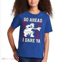 S Softball Catcher Funny N I Dare Ya Gift Kids T-Shirt thumb 2