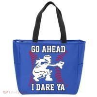 S Softball Catcher Funny N I Dare Ya Gift Tote Bag thumb 0