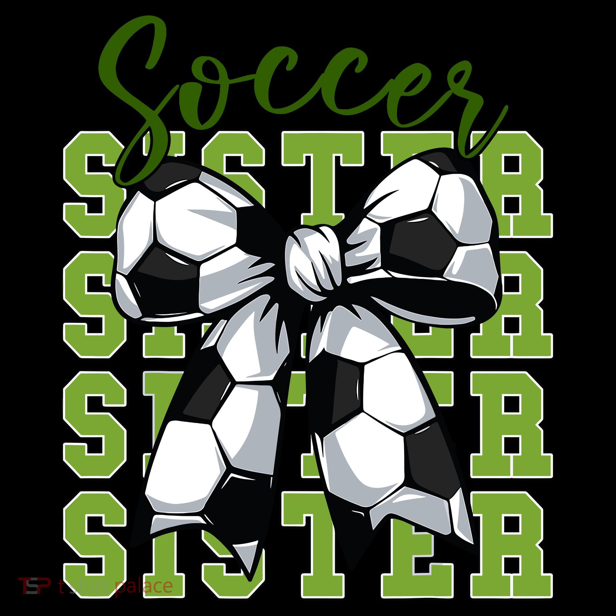 Soccer Sister Coquette Bow Cute Mom Coaster