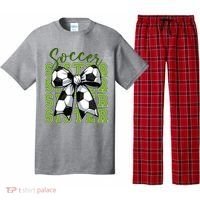 Soccer Sister Coquette Bow Cute Mom Pajama Set thumb 0